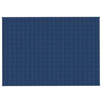 Verzwaringsdeken 155x220 cm 11 kg stof blauw - thumbnail