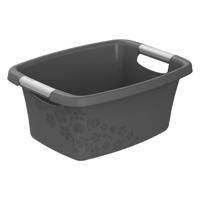 Rotho flowers wasmand 12l antraciet - thumbnail