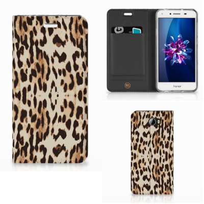 Huawei Y5 2 | Y6 Compact | Hoesje maken | Leopard Huawei Y5 2 | Y6 Compact | Hoesje maken | Leopard