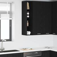 Hangkast Riga Zwart Eiken 20 x 29,5 x 100 cm Bewerkt hout - thumbnail