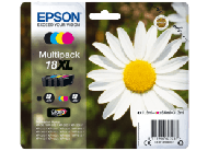 Epson C13T18164022 6.6ml 11.5ml 470pagina's 450pagina's Zwart, Cyaan, Geel inktcartridge - thumbnail