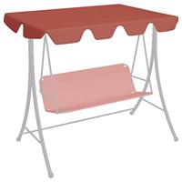 VidaXL Vervangingsluifel voor schommelbank 150/130x105/70cm terracotta - thumbnail