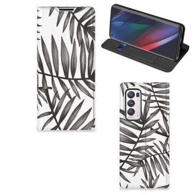 OPPO Find X3 Neo Smart Cover Leaves Grey OPPO Find X3 Neo Smart Cover Leaves Grey