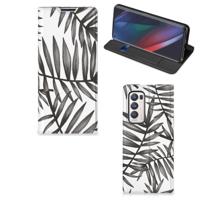 OPPO Find X3 Neo Smart Cover Leaves Grey - thumbnail