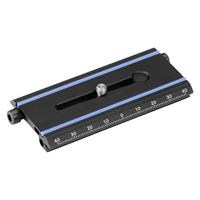 Cullmann 40384 - plaat met nauwkeurige schaal voor statief (90 mm, schroefdraad 1/4 inch), zwart - thumbnail