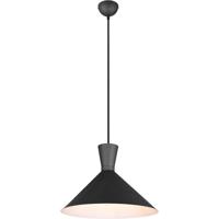 Moderne LED Hanglamp - E27 Fitting - Mat Zwart - Ø35cm Aluminium - thumbnail