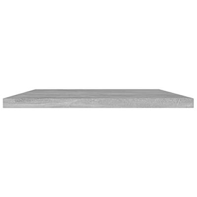 Wandschappen 4 st 40x30x1,5 cm bewerkt hout betongrijs