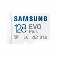 Samsung EVO Plus microSD-kaart Retail 128 GB UHS-I, v30 Video Speed Class, A2 Application Performance Class Incl. SD-adapter - thumbnail