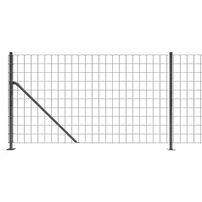 VidaXL Draadgaashek met flens 0,8x25 m antracietkleurig