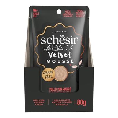 Schesir ad velvet kat kip&rund 12x80 gr - Malanico - thumbnail