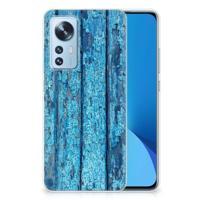 Xiaomi 12 | 12X | Bumper Hoesje | Wood Blue - thumbnail