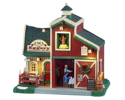 The Eggery Breakfast Bistro 18x26x27 cm Kerstdorp LEMAX - Lemax