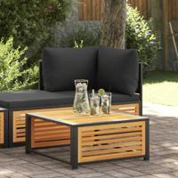 Tuintafel 68x68x30 cm massief acaciahout - thumbnail