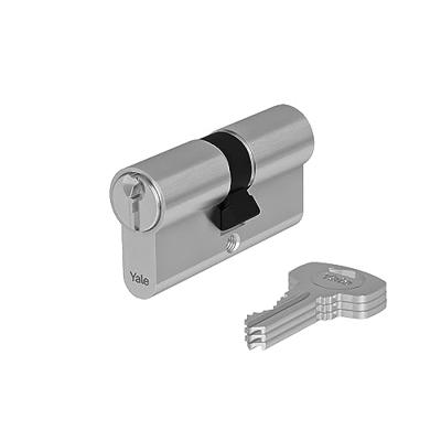 YALE-slotcilinder - voor buitendeur / ingang - 5 pins - 3 sleutels - 30 x 30 mm