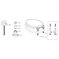 Cornat Wc-Bril Mdf-Gelakt Hart Br - KSD811 - thumbnail