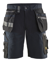 Blåkläder Short met stretch en spijkerzakken 15981343 | Donker marineblauw/Zwart | Maat 54 - 7330509722015 - thumbnail
