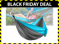 Travel Parachute Lichtgewicht Hangmat - Blauw - thumbnail