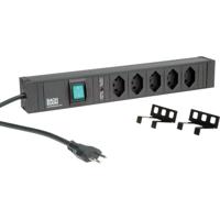 Bachmann 420.0257 Stekkerdoos met schakelaar Zwart Zwitserse stekker 1 stuk(s) - thumbnail