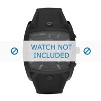 Horlogeband Diesel DZ4196 Silicoon Zwart 32mm - thumbnail