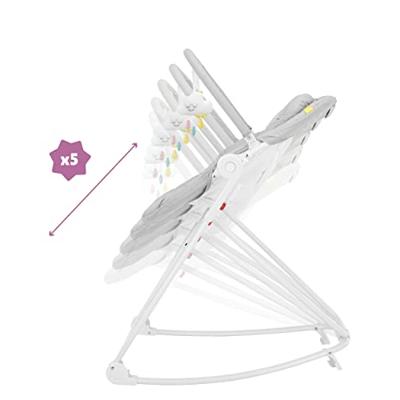 Baby wipstoel Badabulle Compact'up High Grijs - thumbnail
