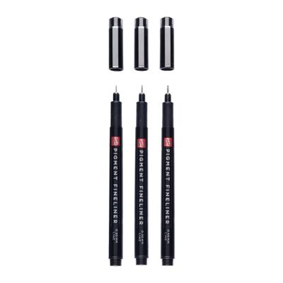 Talens • pigment fineliner set fijn, 3 stuks