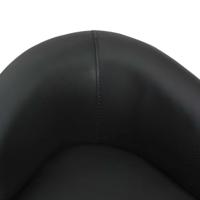 Hondenbank 67x41x39 cm kunstleer zwart - thumbnail