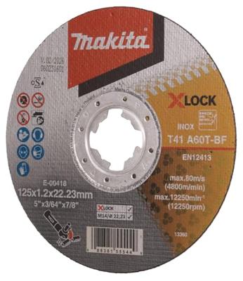 Makita E-00418 Doorslijpschijf 125 mm 1 stuk(s) RVS