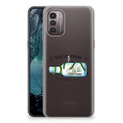 Nokia G21 | G11 Telefoonhoesje met Naam Boho Bottle Nokia G21 | G11 Telefoonhoesje met Naam Boho Bottle