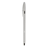 Balpen bic cristal re-new 1 pen + 2 vull m zwart - thumbnail