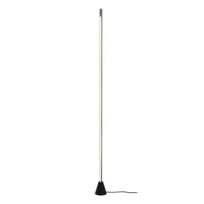 Lucide EQUINOX - Vloerlamp - LED Dimb. - CCT - 1x26W 2700K/4000K - Handbewegingssensor - Koffie | Vibes