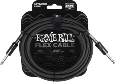 Ernie Ball 6435 Flex instrumentkabel 6 meter