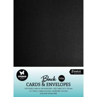 Studio Light • cards & envelopes black 12,70x17,78cm - thumbnail