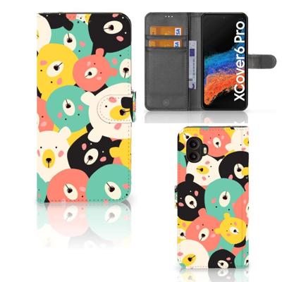 Samsung Galaxy Xcover 6 Pro Leuk Hoesje Bears Samsung Galaxy Xcover 6 Pro Leuk Hoesje Bears