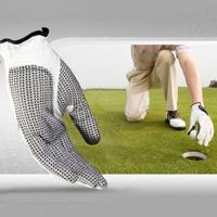Linkerhand schapenvacht antislip Particle Golf mannen handschoenen grootte: 25 # - thumbnail