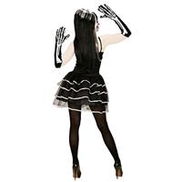 Gothic Skelet Vrouw Kostuum - thumbnail