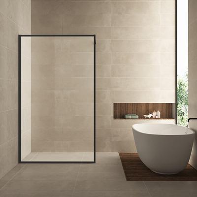 Wiesbaden Inloopdouche 80x200 cm - Nano Coating - Helder Glas & Mat Zwart