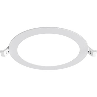 LED Downlight Inbouwspot Dimbaar - Brinton Thin - 12W 1120lm 120° Bundelhoek - Helder/Koud Wit 6500K - IP40 - Rond - Wit - Ø170mm Buitenmaat - Ø150mm Zaagmaat