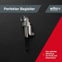 Wiha Haakse schroevendraaier met bithouder magnetisch 1/4" opzetstuk - thumbnail