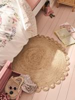 Rond tapijt van jute FESTON beige - thumbnail