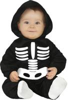 Fiestas Guirca onesie skeletbaby junior zwart mt 12 24 maanden - thumbnail