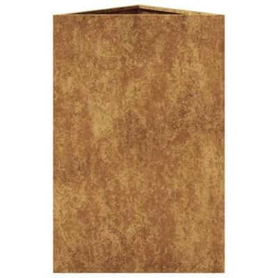 Plantenbakken 2 st Driehoekig 50x43x75 cm weervast staal