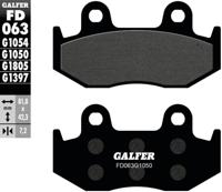 GALFER remblokken "fd063" brake pad fd063 g1050 organic - thumbnail