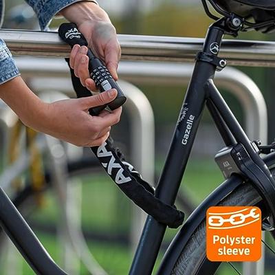 AXA kettingslot met cijfercombinatie Absolute C5 90 90 cm zwart - thumbnail