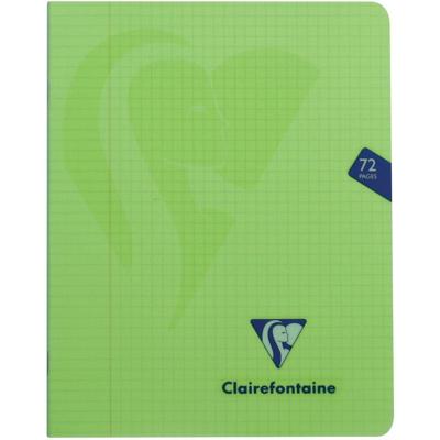 Clairefontaine schrift mimesys voor ft A5, 72 bladzijden, kaft in PP, geruit 5 mm, geassorteerde kleuren Clairefontaine schrift mimesys voor ft A5, 72 bladzijden, kaft in PP, geruit 5 mm, geassorteerde kleuren