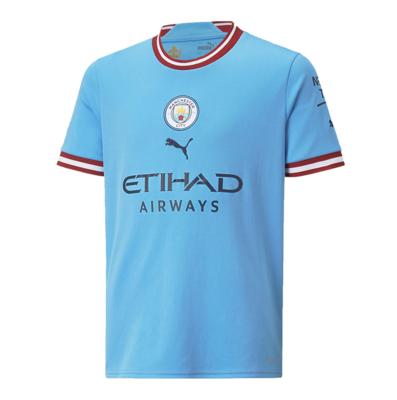 Manchester City Thuis Shirt Senior 2022/2023 - Maat XL - Kleur: Blauw | Soccerfanshop