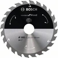 Bosch Accessoires Cirkelzaagblad ACCU Standard for Wood 165x30x1.5/1.0x24T - 2608837688 - thumbnail