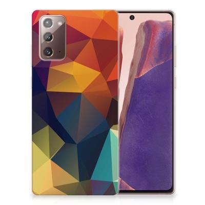 Samsung Note 20 | TPU Hoesje | Polygon Color
