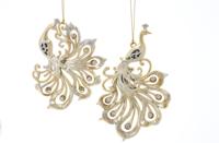 Gold kunststof h16 cm Ornament kerstbal Kurt S. Adler - Kurt s adler - thumbnail