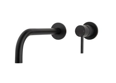 Wastafelkraan Afbouwdeel Wiesbaden Caral Slim Eenhendel Met Coldstart Mat Zwart