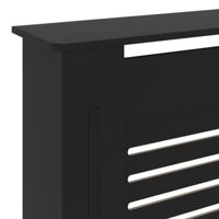 Radiatorombouw 205 cm MDF zwart - thumbnail